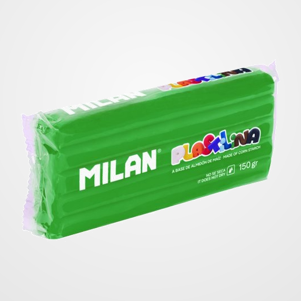 PLASTILINA MILAN 150g VERDE