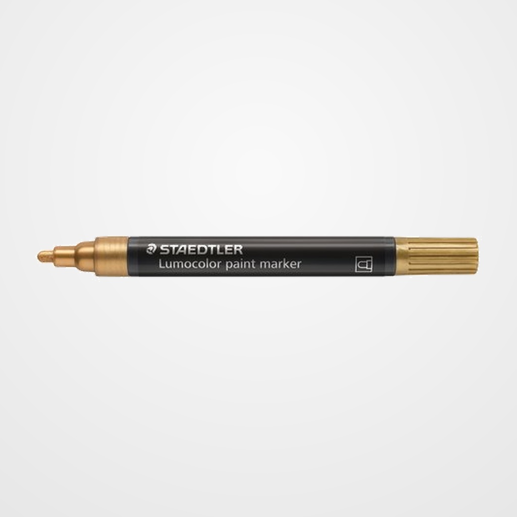 ROTULADOR ACRILICO STAEDTLER  349 LUMOCOLOR PAINT PERMANENTE ORO
