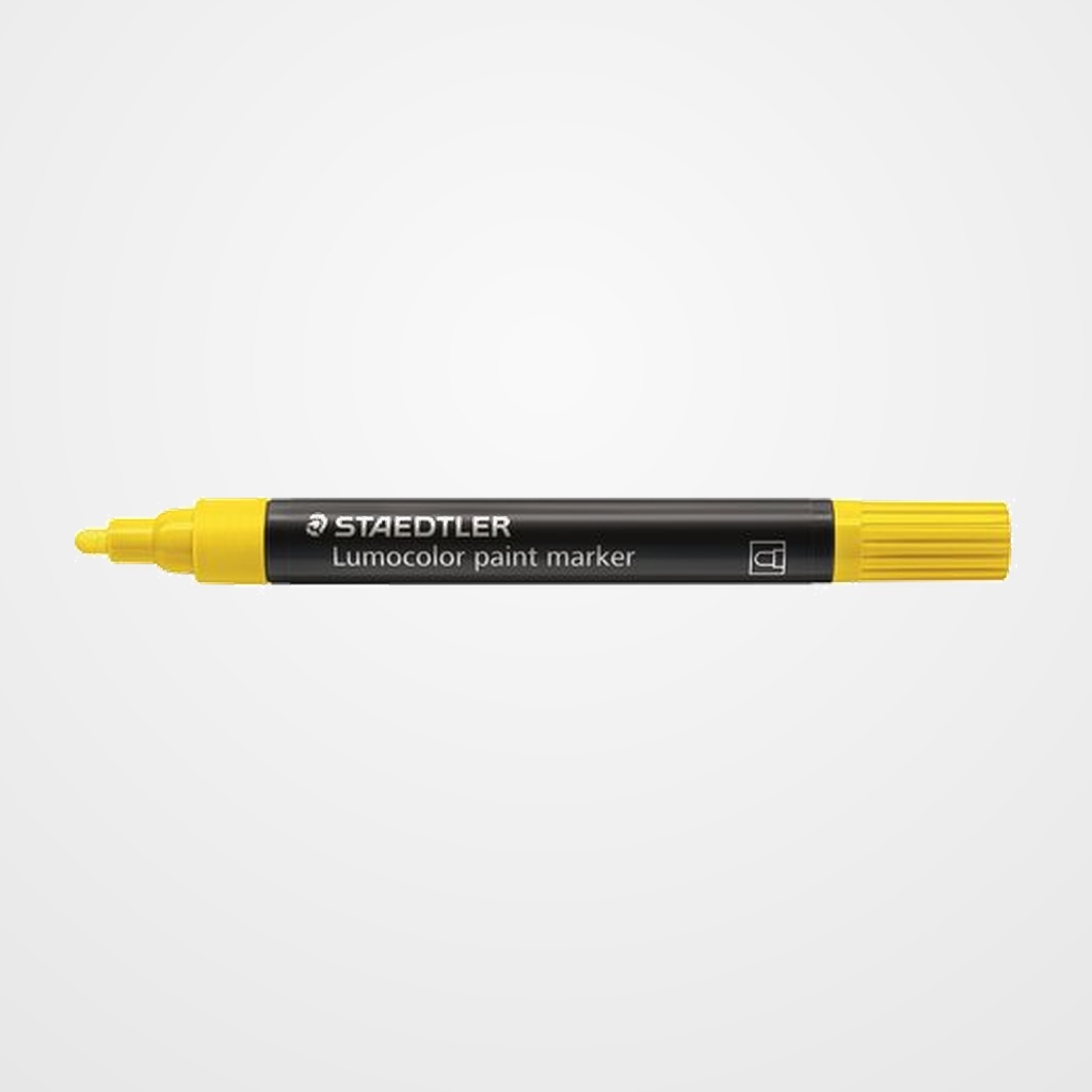 ROTULADOR ACRILICO STAEDTLER 349 LUMOCOLOR PAINT PERMANENTE AMARILLO
