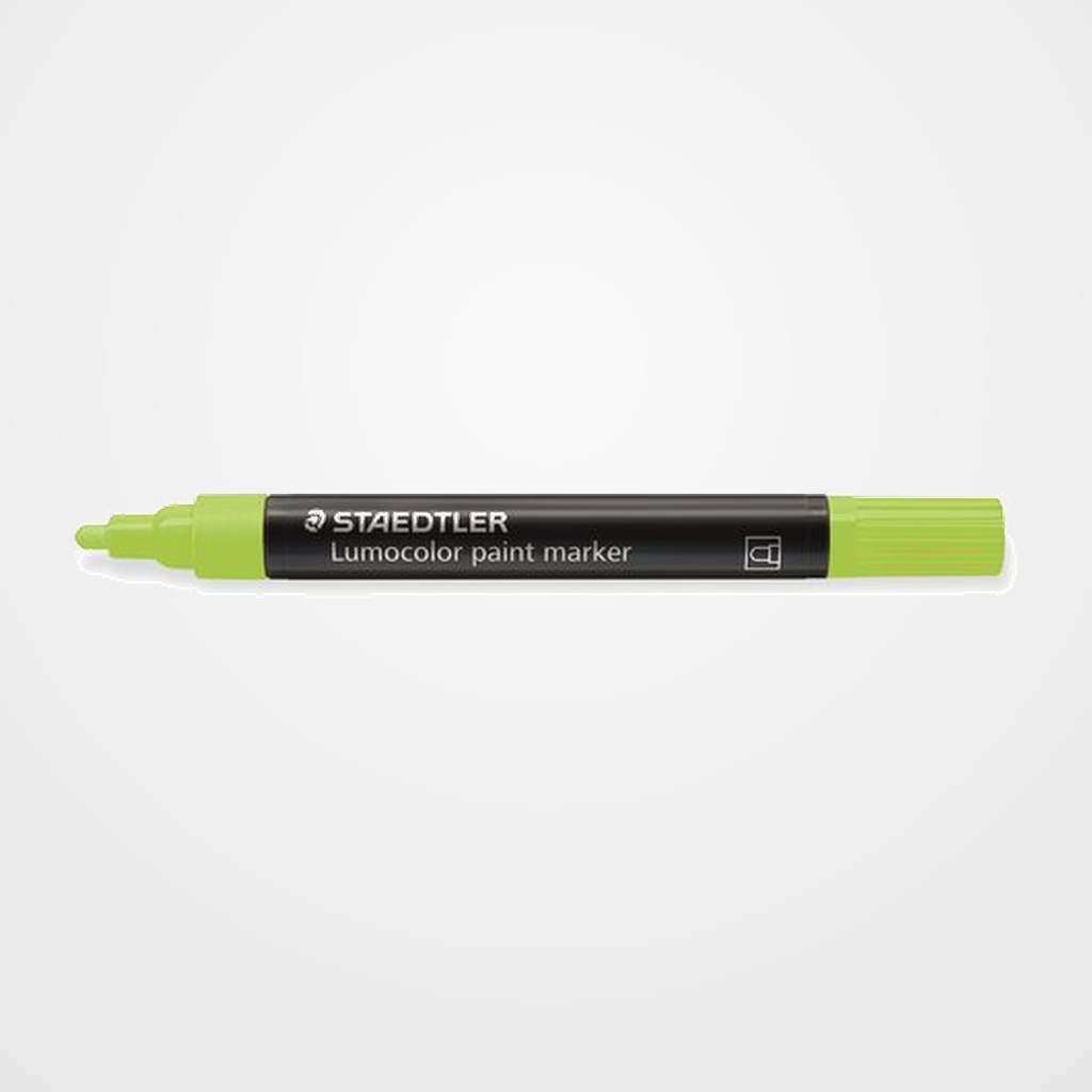 ROTULADOR ACRILICO STAEDTLER 349 LUMOCOLOR PAINT PERMANENTE AMARILLO NEON