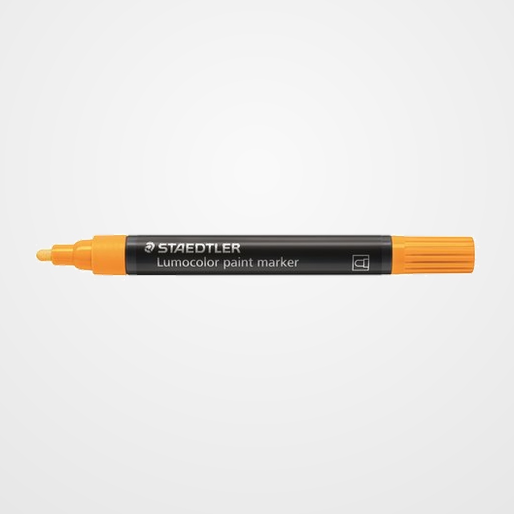 ROTULADOR ACRILICO STAEDTLER 349 LUMOCOLOR PAINT PERMANENTE AMARILLO PASTEL