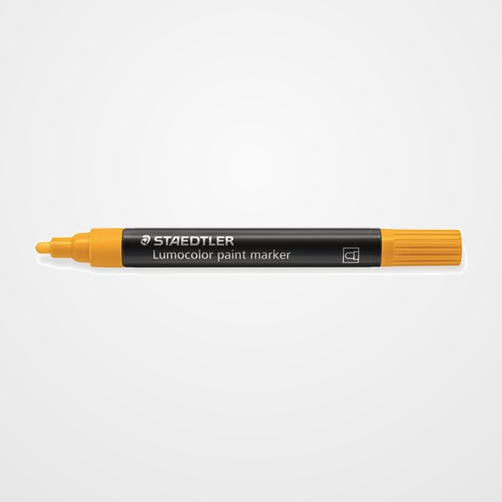 ROTULADOR ACRILICO STAEDTLER 349 LUMOCOLOR PAINT PERMANENTE AMARILLO SOLEADO
