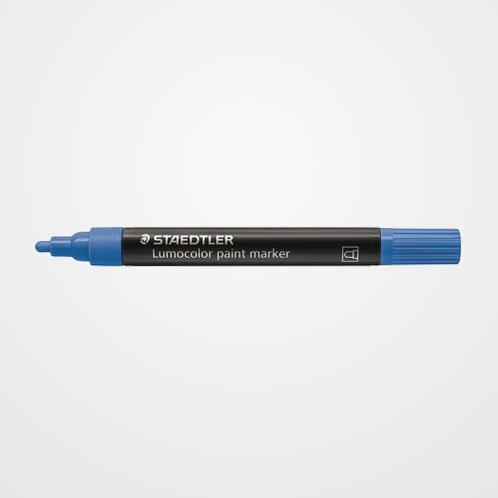 ROTULADOR ACRILICO STAEDTLER 349 LUMOCOLOR PAINT PERMANENTE AZUL CLARO