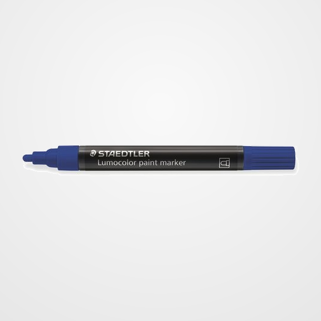 ROTULADOR ACRILICO STAEDTLER 349 LUMOCOLOR PAINT PERMANENTE AZUL PACIFICO