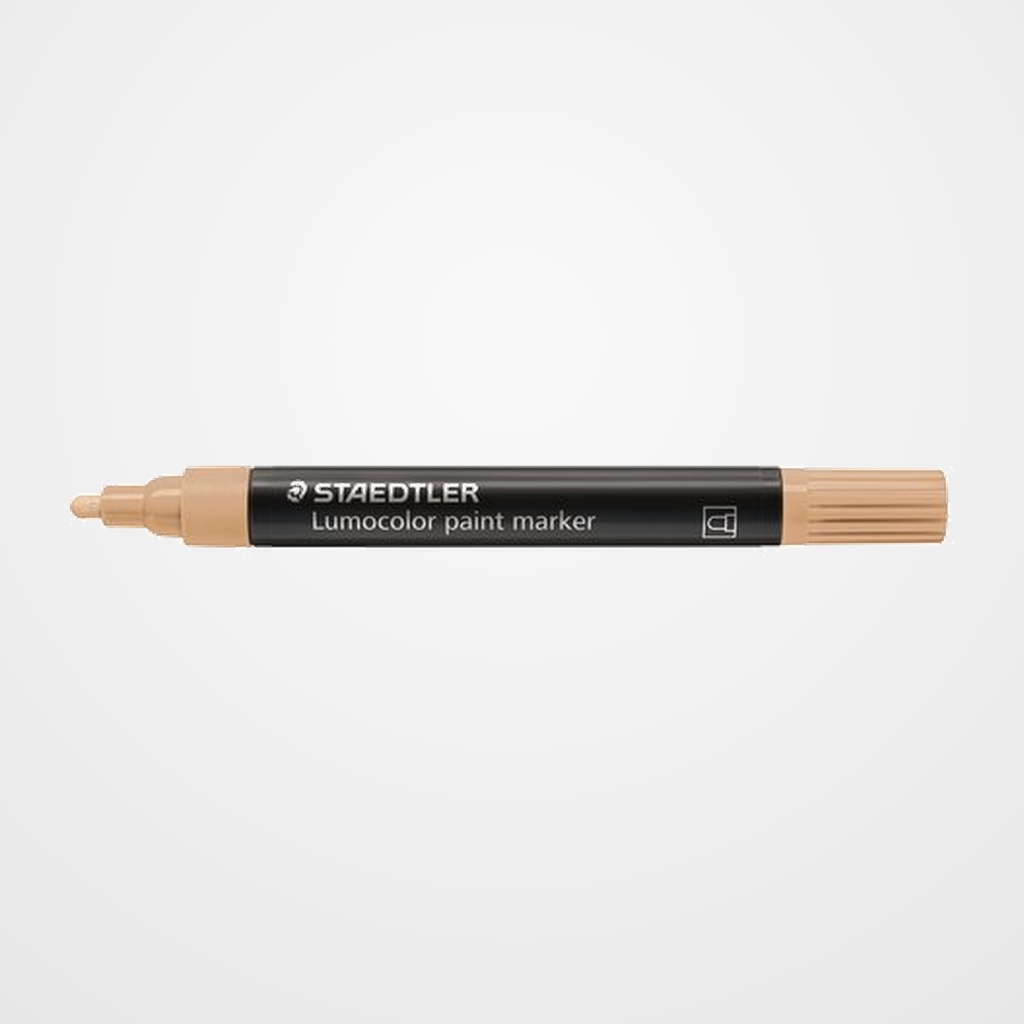 ROTULADOR ACRILICO STAEDTLER 349 LUMOCOLOR PAINT PERMANENTE BEIGE NEON