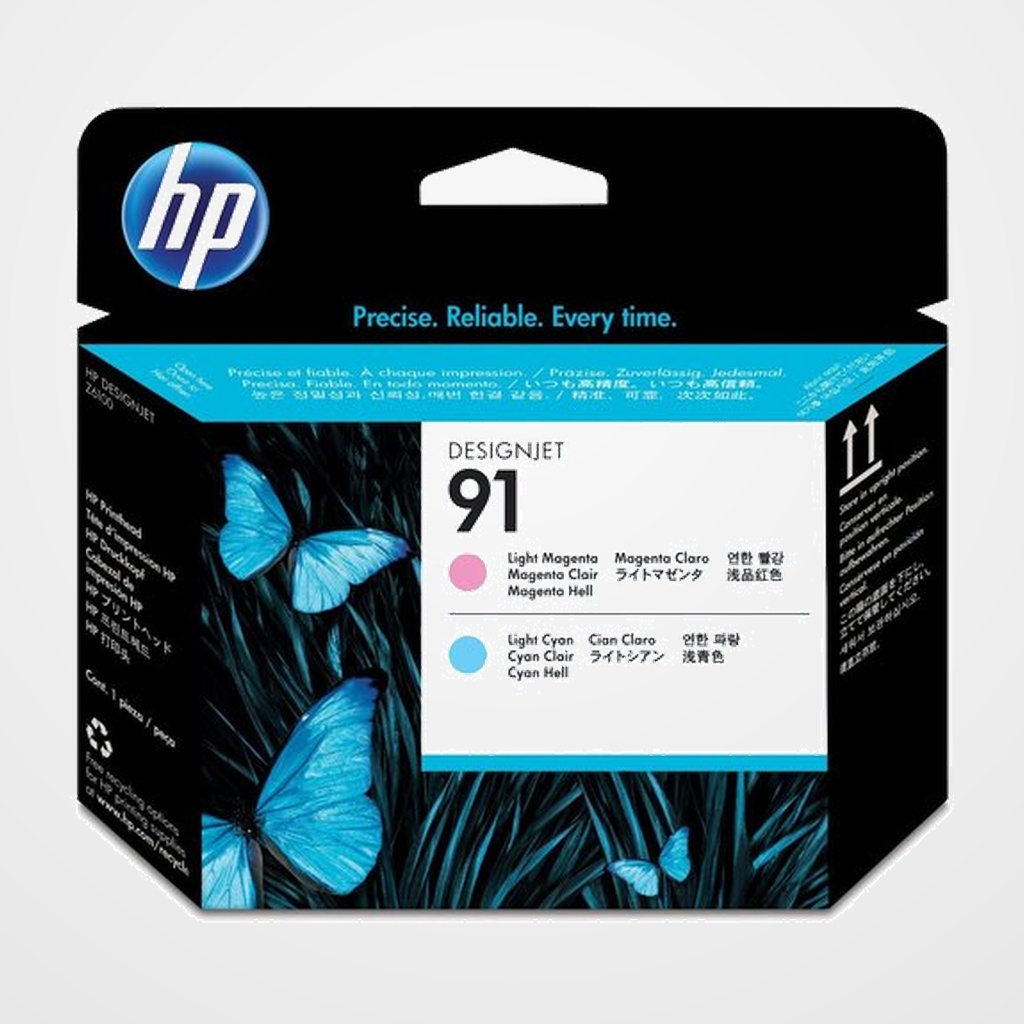 CABEZAL INKJET HP C9462A Nº91 DESIGNJET Z6100 MAGENTA CLARO y CIAN CLARO