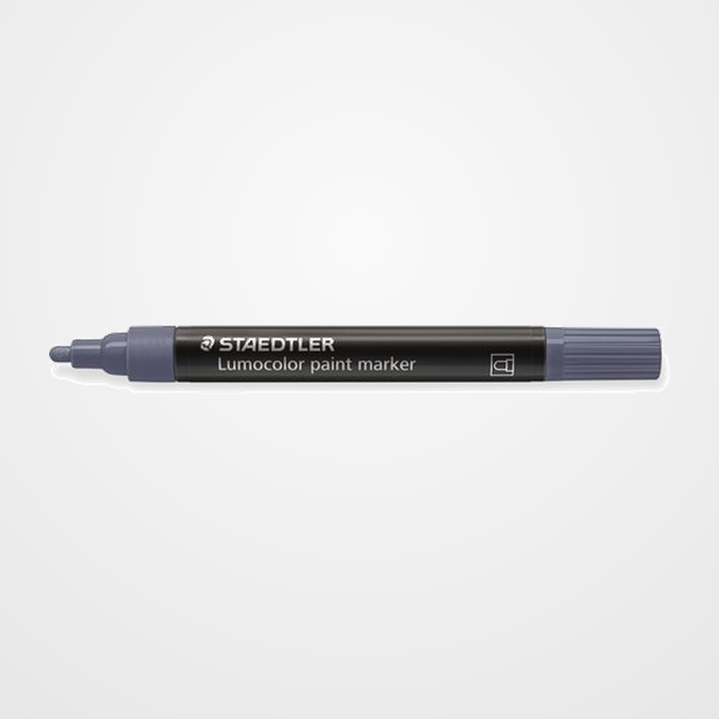 ROTULADOR ACRILICO STAEDTLER 349 LUMOCOLOR PAINT PERMANENTE GRIS PALOMA