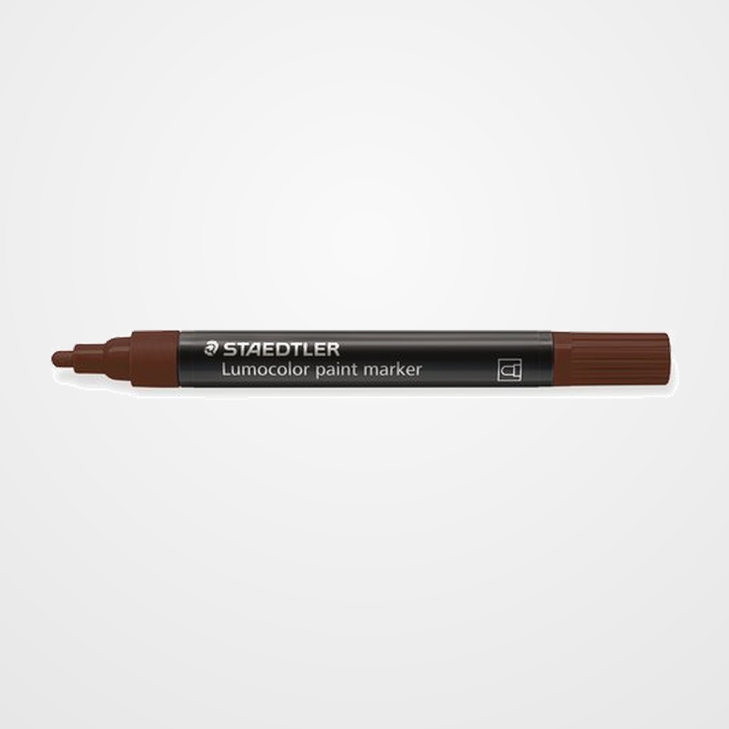 ROTULADOR ACRILICO STAEDTLER 349 LUMOCOLOR PAINT PERMANENTE MARRON