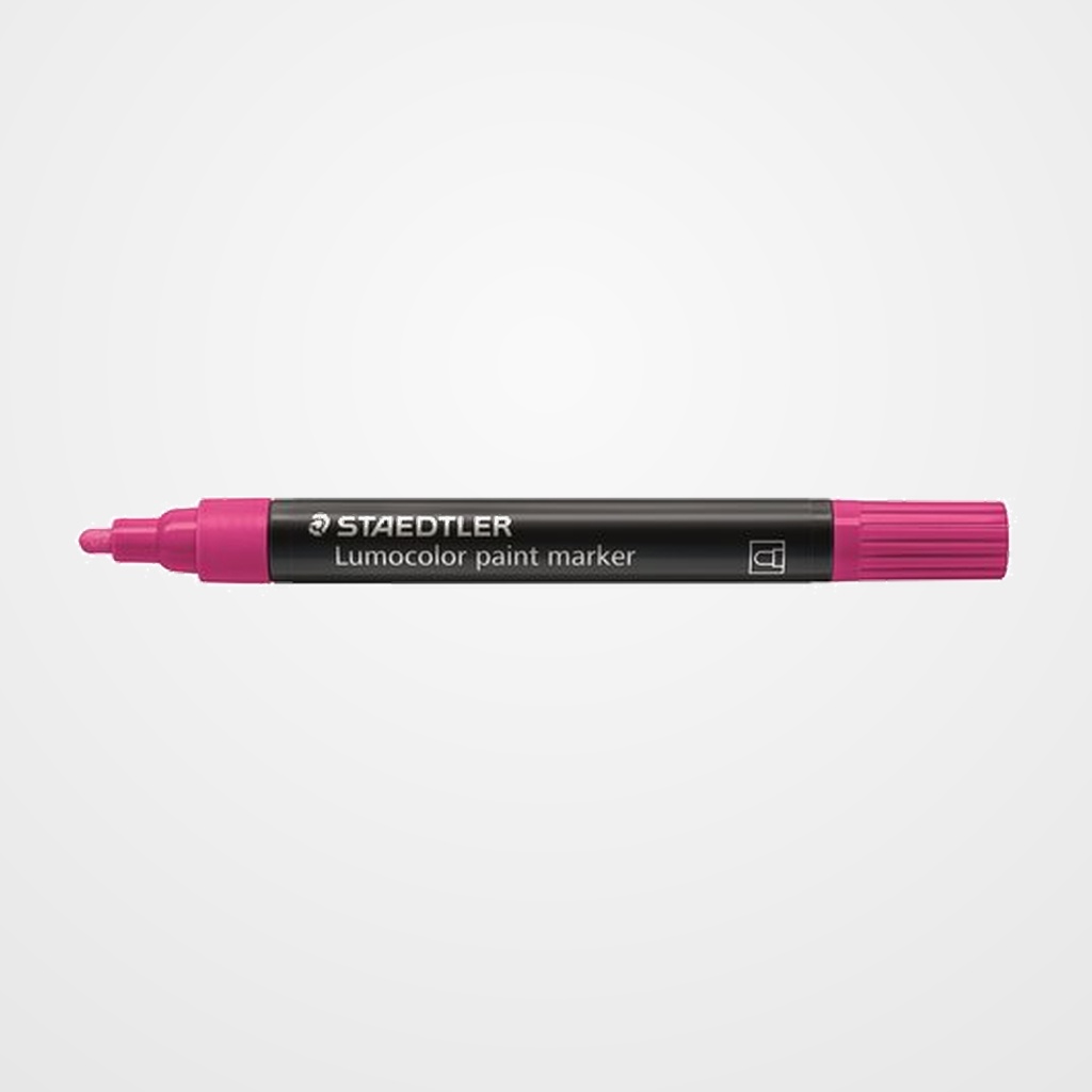 ROTULADOR ACRILICO STAEDTLER 349 LUMOCOLOR PAINT PERMANENTE ROSA