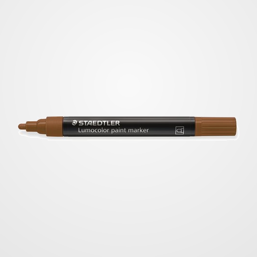ROTULADOR ACRILICO STAEDTLER 349 LUMOCOLOR PAINT PERMANENTE SIENA TOSTADA