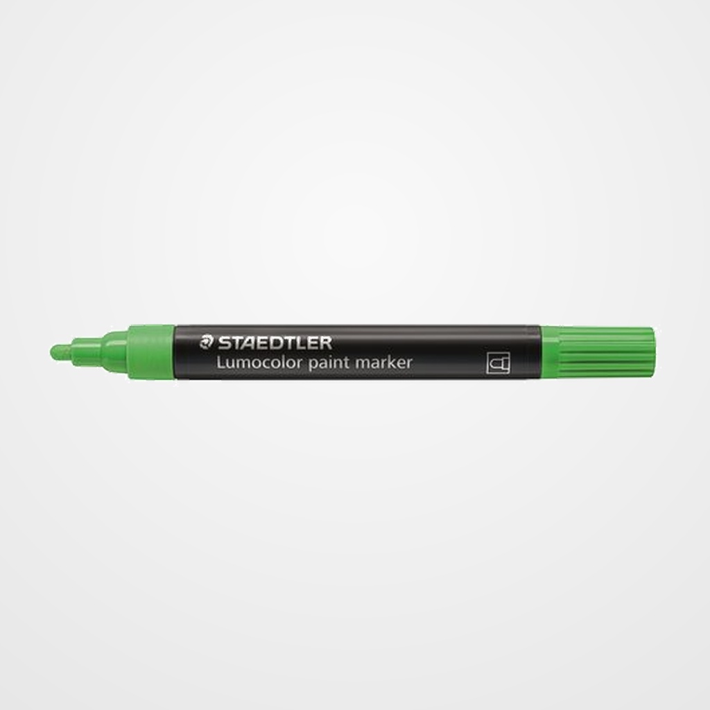 ROTULADOR ACRILICO STAEDTLER 349 LUMOCOLOR PAINT PERMANENTE VERDE CLARO