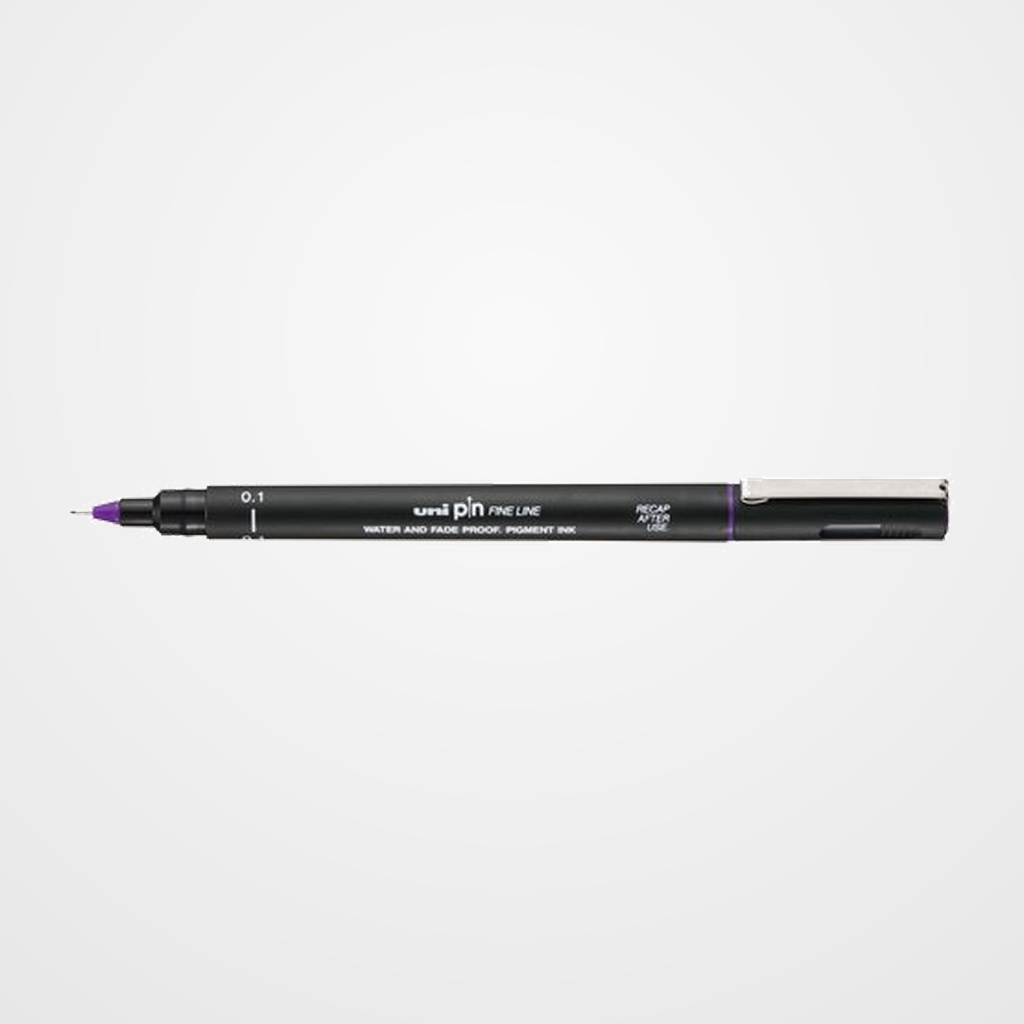 ROTULADOR CALIBRADO UNI-BALL PIN 0,1 mm PURPURA