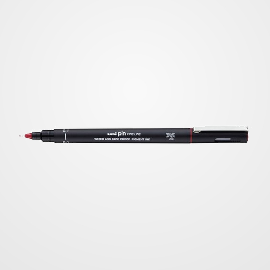 ROTULADOR CALIBRADO UNI-BALL PIN 0,1 mm ROJO