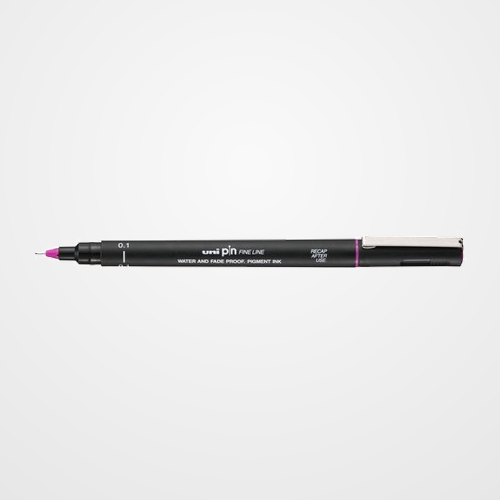 ROTULADOR CALIBRADO UNI-BALL PIN 0,1 mm ROSA