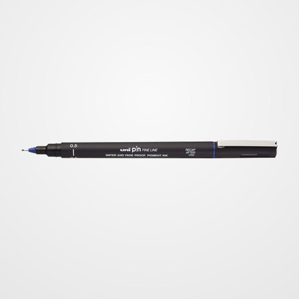 ROTULADOR CALIBRADO UNI-BALL PIN 0,5 mm AZUL