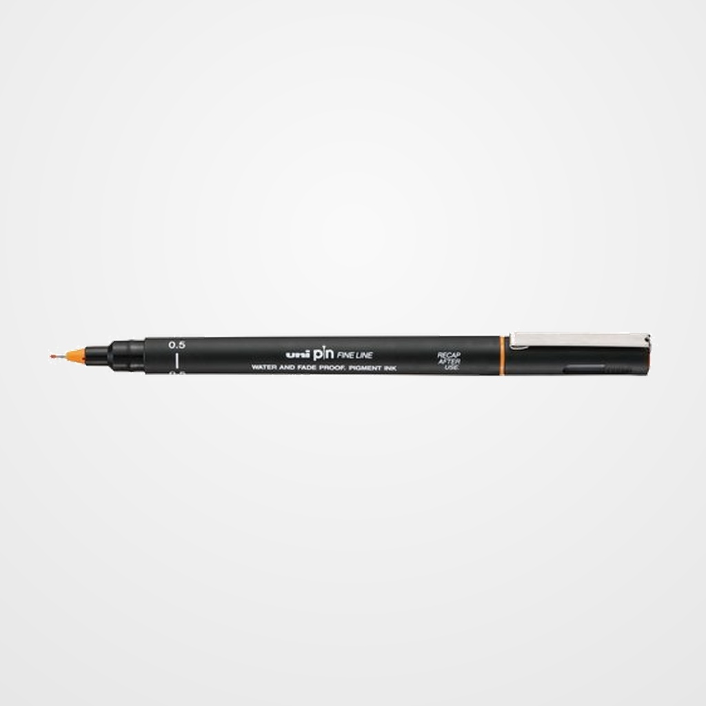 ROTULADOR CALIBRADO UNI-BALL PIN 0,5 mm NARANJA