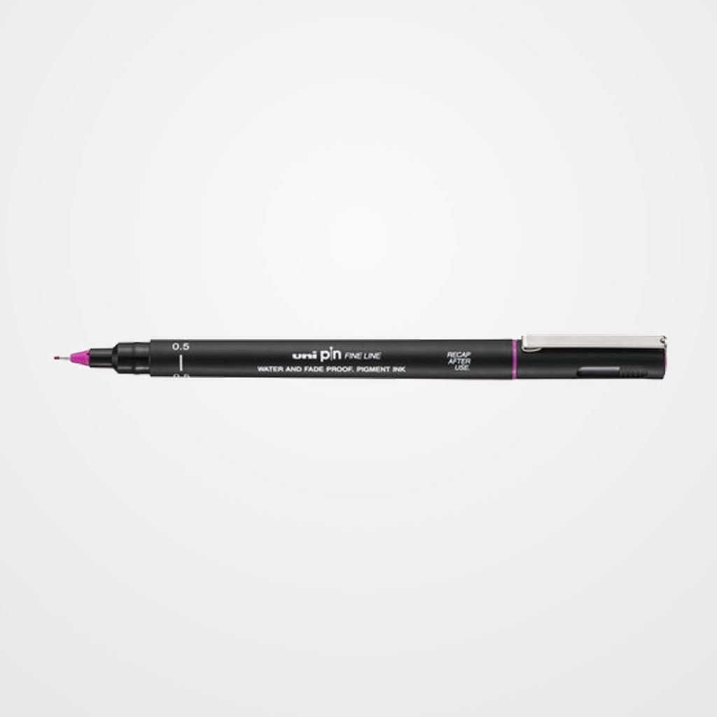 ROTULADOR CALIBRADO UNI-BALL PIN 0,5 mm ROSA