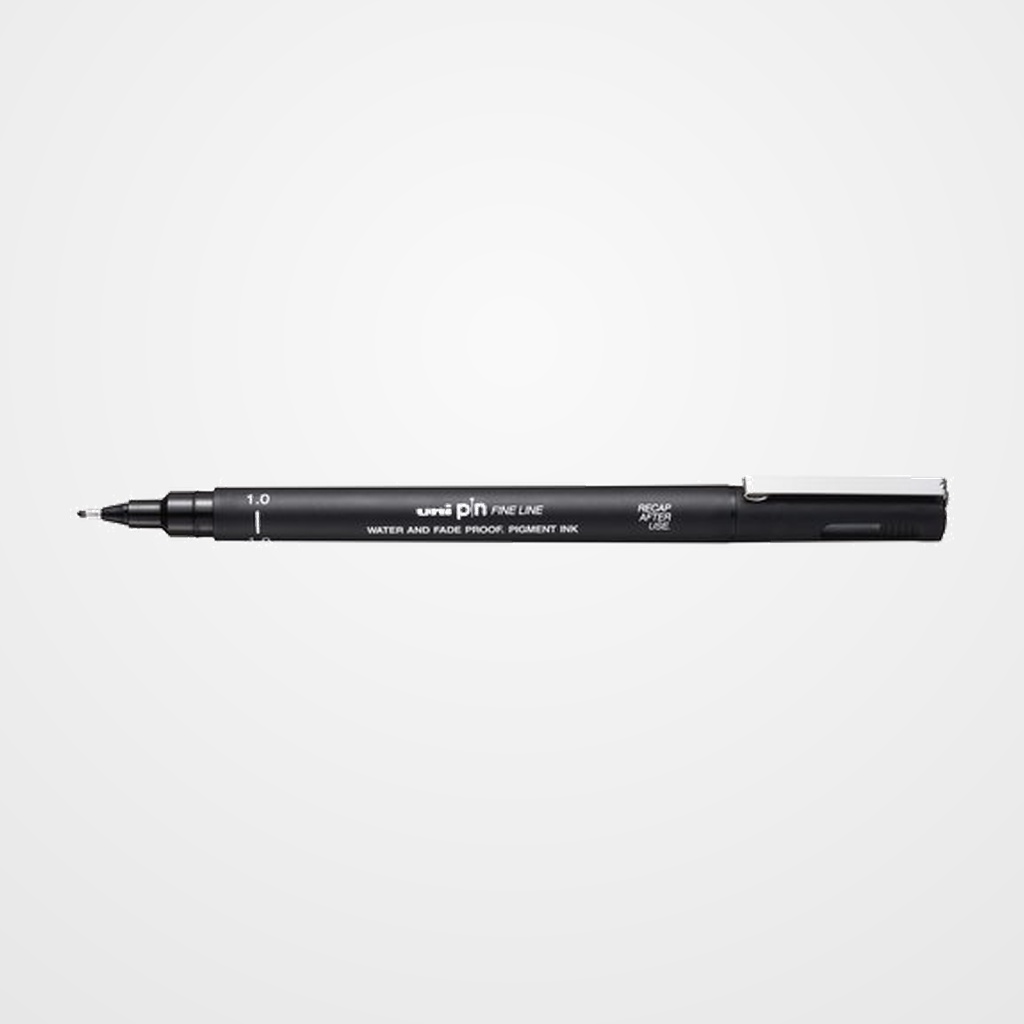ROTULADOR CALIBRADO UNI-BALL PIN 1,0 mm NEGRO