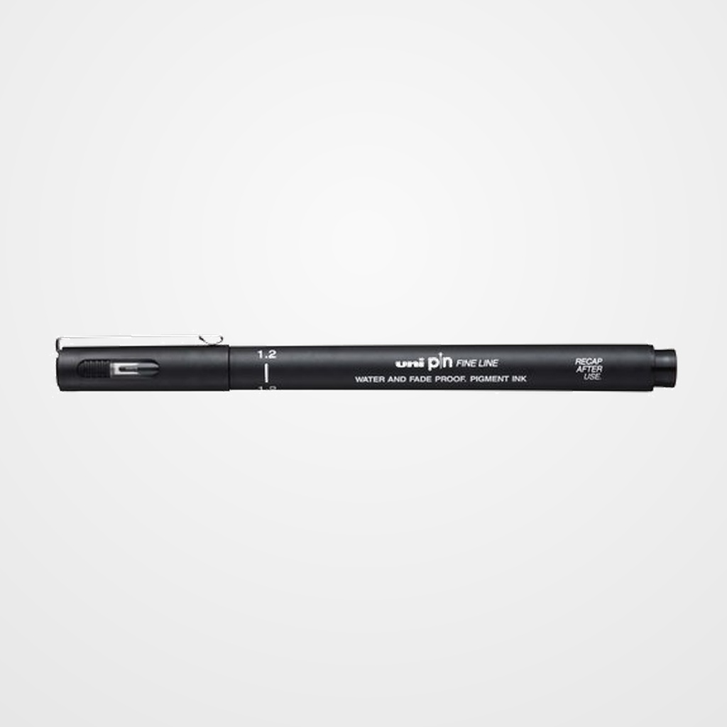 ROTULADOR CALIBRADO UNI-BALL PIN 1,2 mm NEGRO