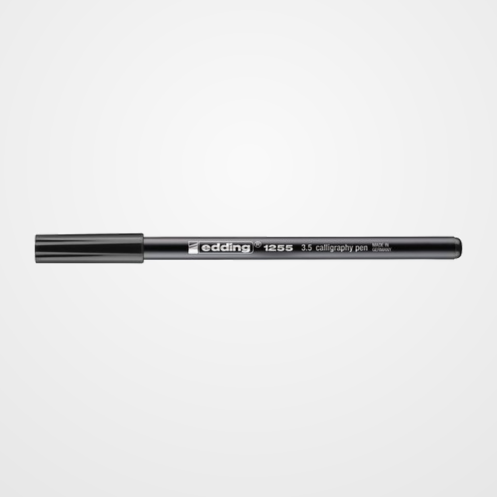 ROTULADOR FIBRA EDDING 1255 CALLIGRAPHY PEN 3.5mm NEGRO