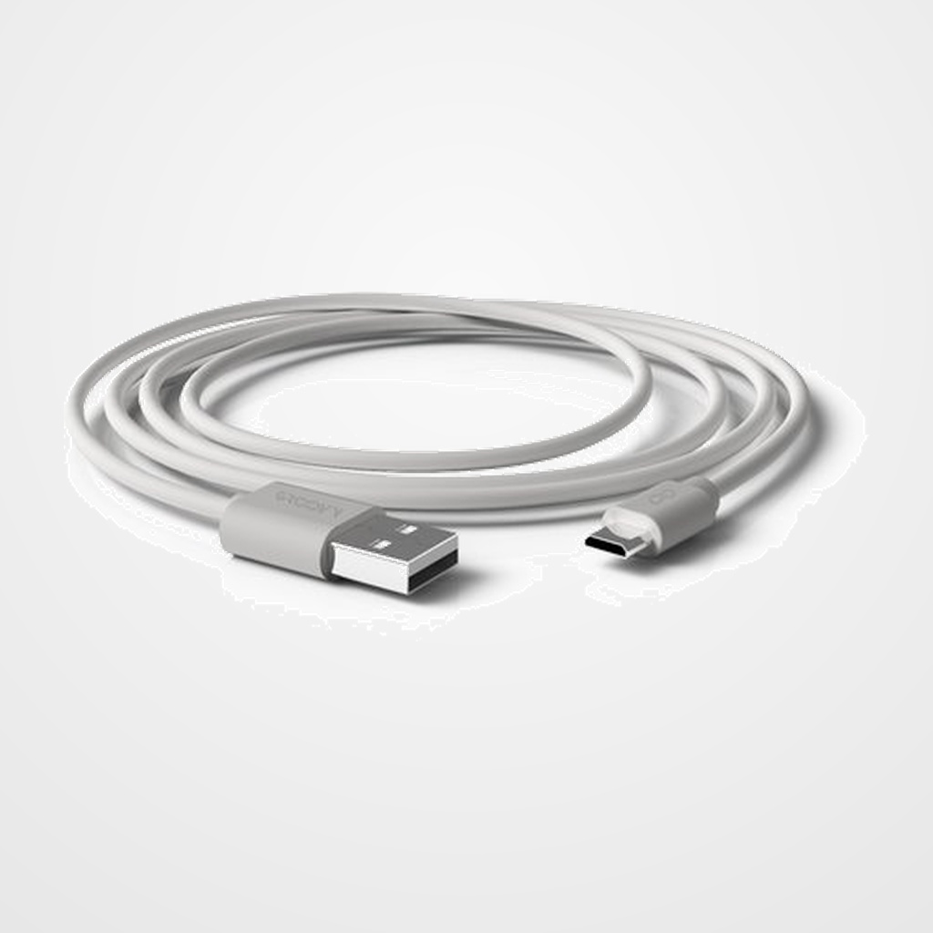 CABLE GROOVY USB - MICRO ALTO RENDIMIENTO 1,5A BLANCO 1 m.
