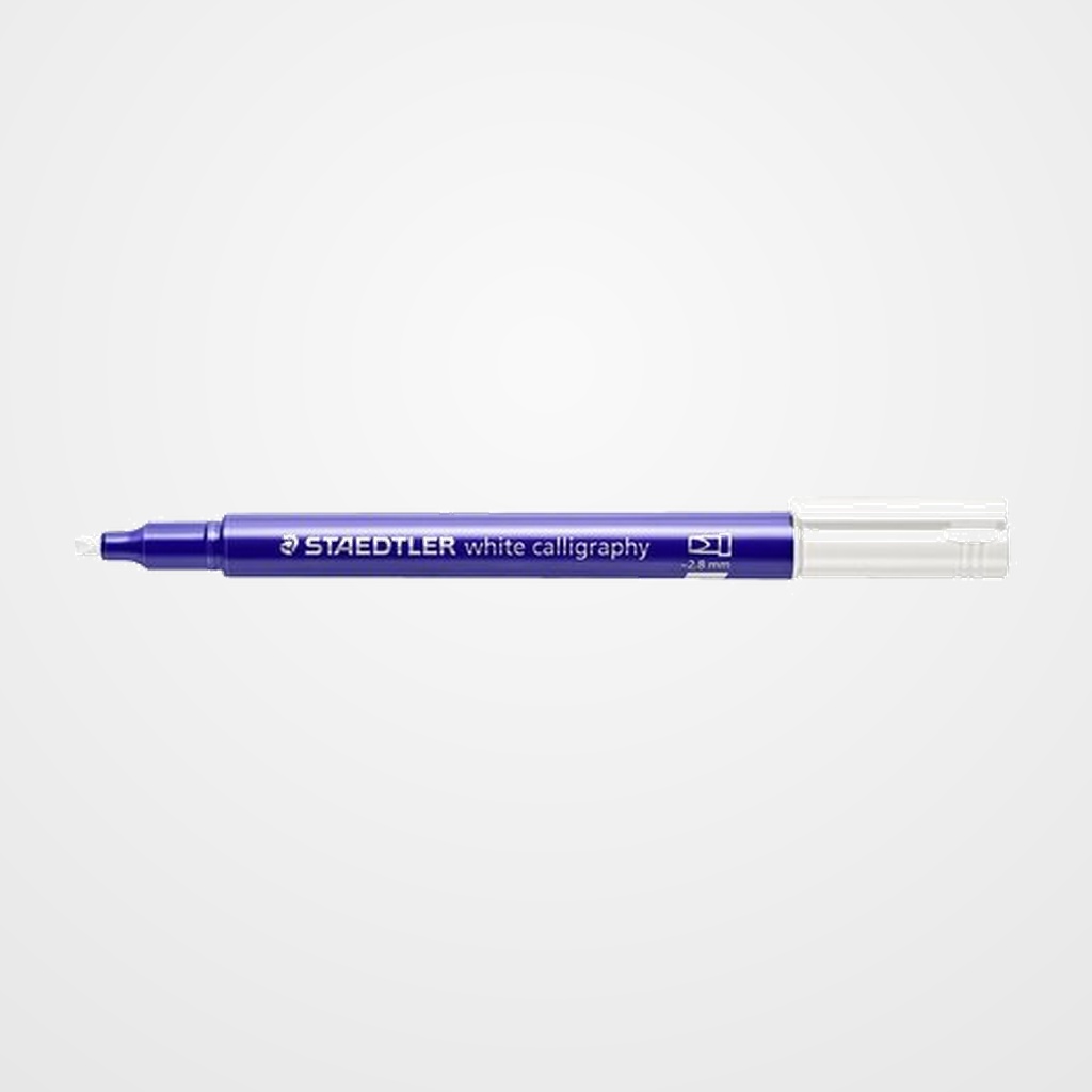 ROTULADOR FIBRA STAEDTLER METALLIC CALLIGRAPHY CALIGRAFIA BLANCO ESTUCHE de 10