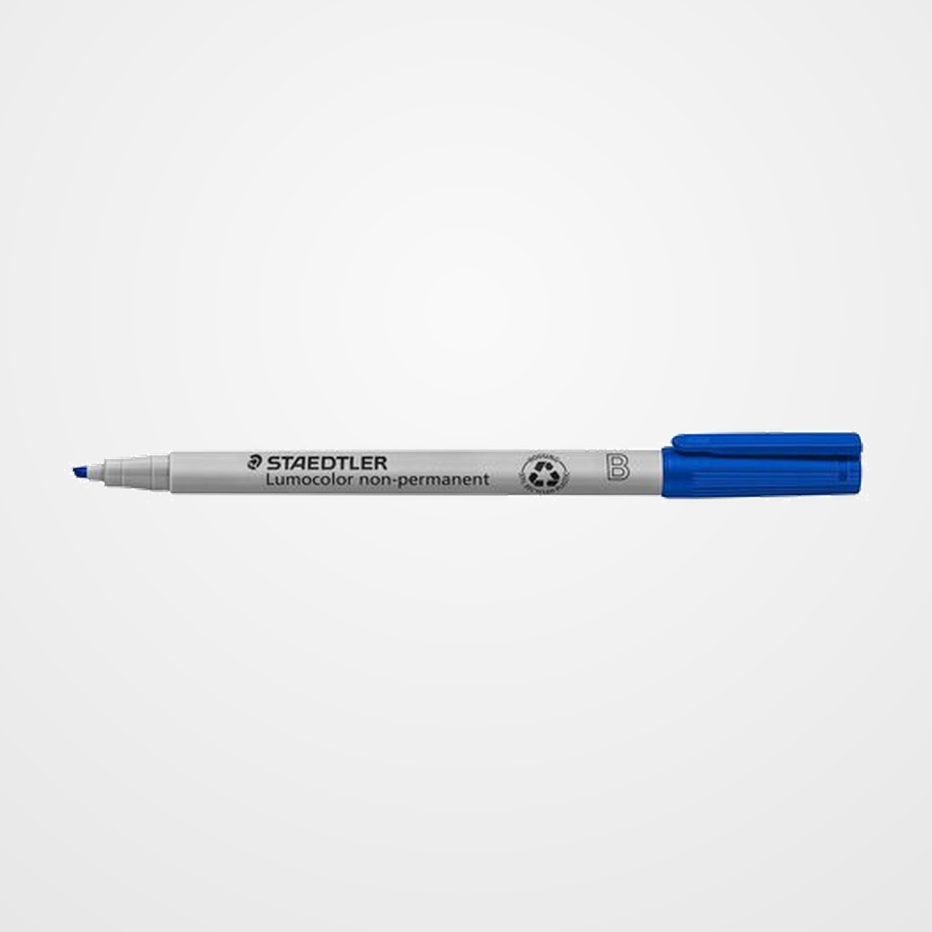 ROTULADOR FIBRA STAEDTLER 312 LUMOCOLOR (B) NO PERMANENTE AZUL