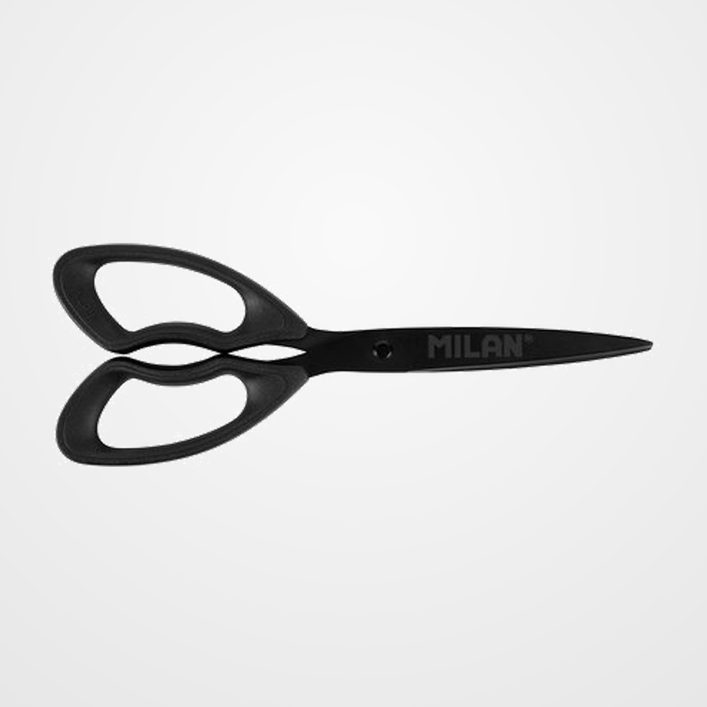 [27601355] TIJERAS MILAN SHADOW 20 cm. NEGRO BLISTER de 1
