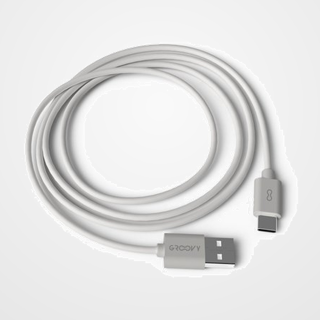 CABLE GROOVY USB - TYPE C ALTO RENDIMIENTO 1,5A BLANCO 1,5 m.