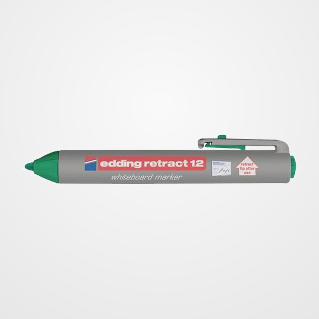 MARCADOR PIZARRA EDDING RETRACT 12 CONICO VERDE