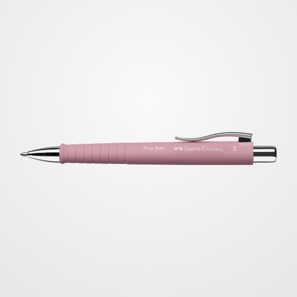 BOLIGRAFO FABER-CASTELL POLY BALL XB ROSA