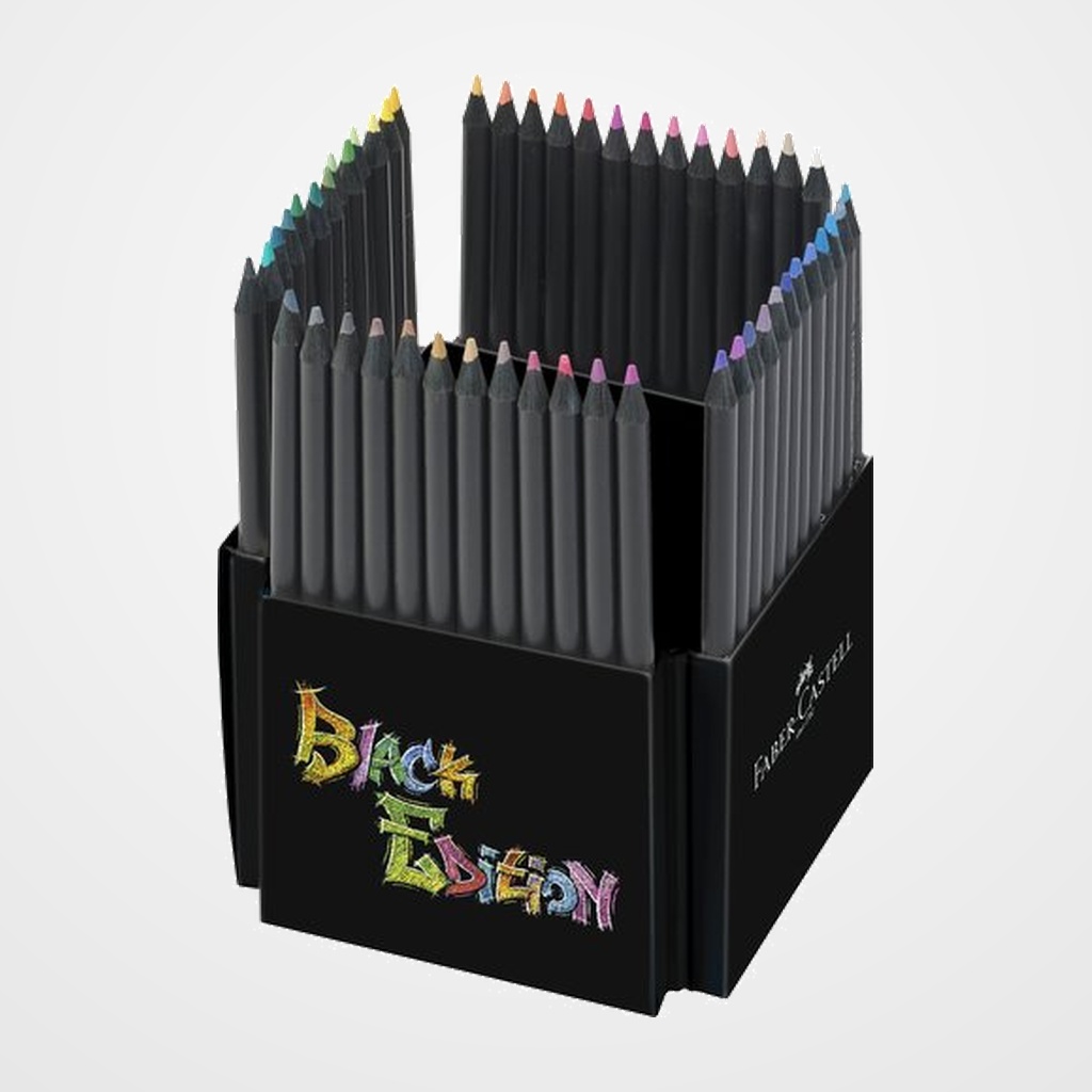 [12802771] LAPICES de COLORES FABER-CASTELL BLACK EDITION ESTUCHE de 50