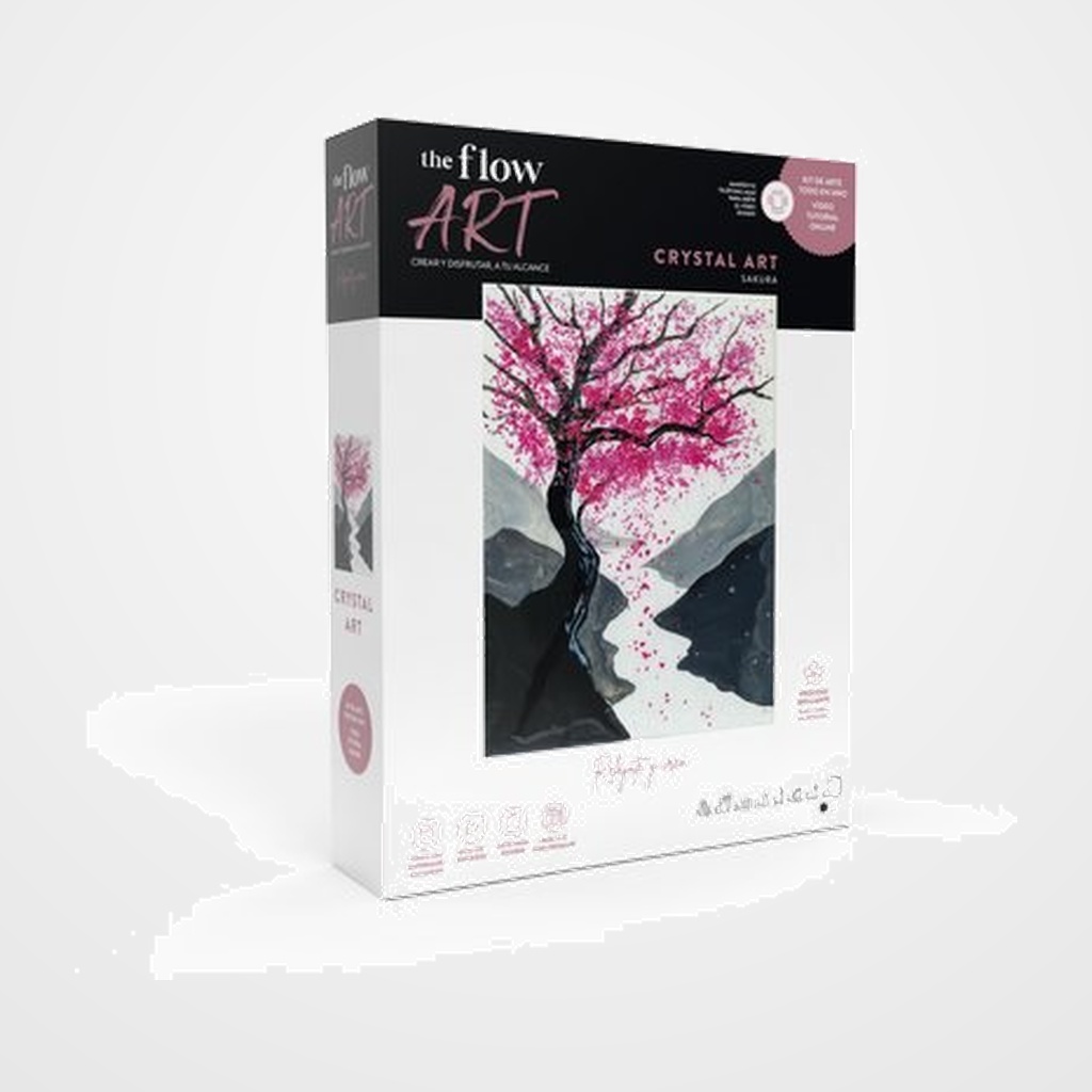 JUEGO IMAGILAND FLOW ART - CRISTAL ART - SAKURA