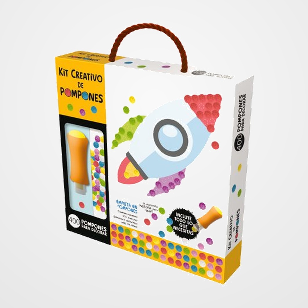 JUEGO IMAGILAND KIT CREATIVO - POMPONES