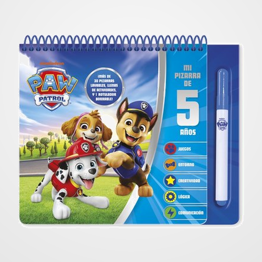 JUEGO IMAGILAND MI PIZARRA DE 5 AÑOS - PATRULLA CANINA