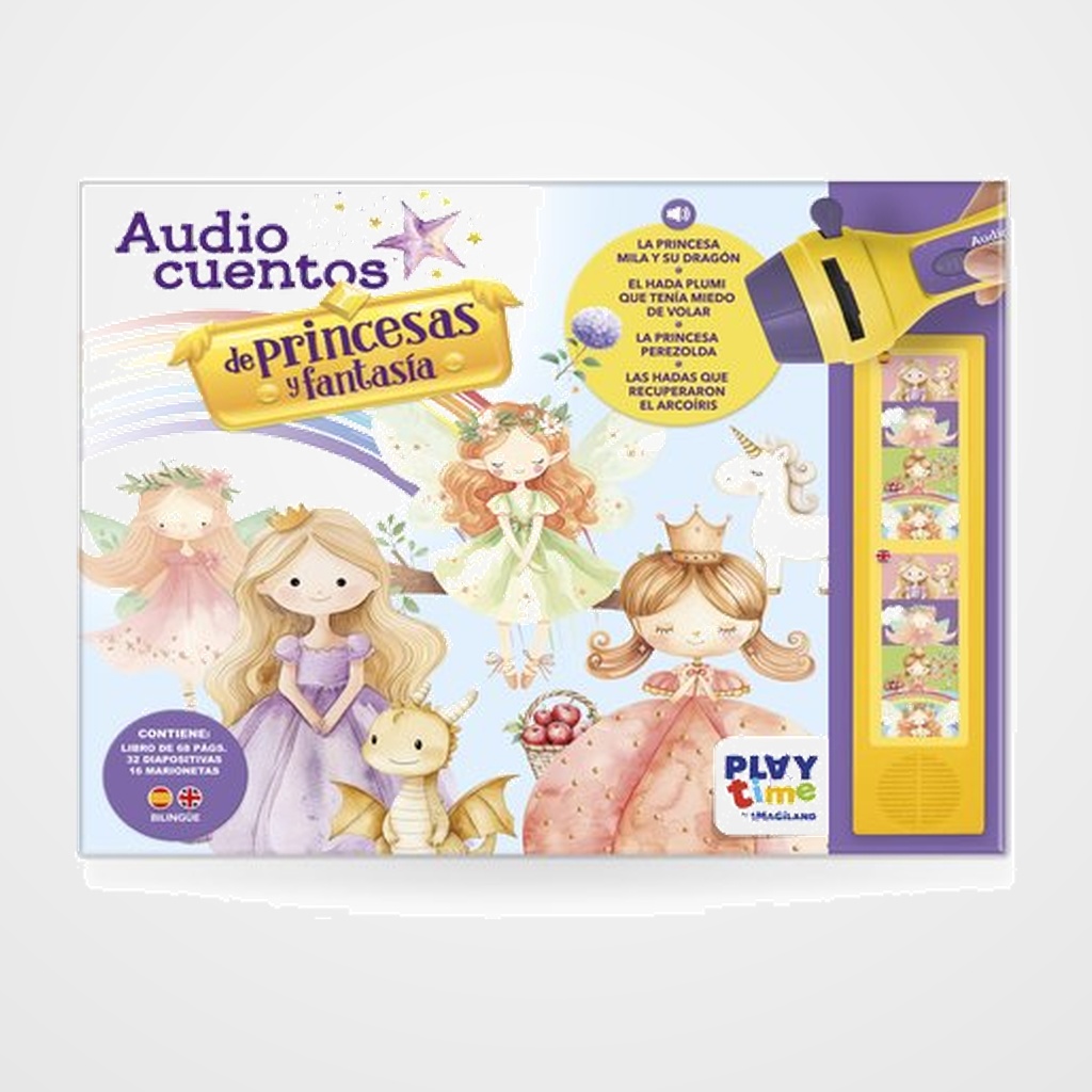 JUEGO IMAGILAND PROYECTOR AUDIOCUENTOS - PRINCESAS Y FANTASIA