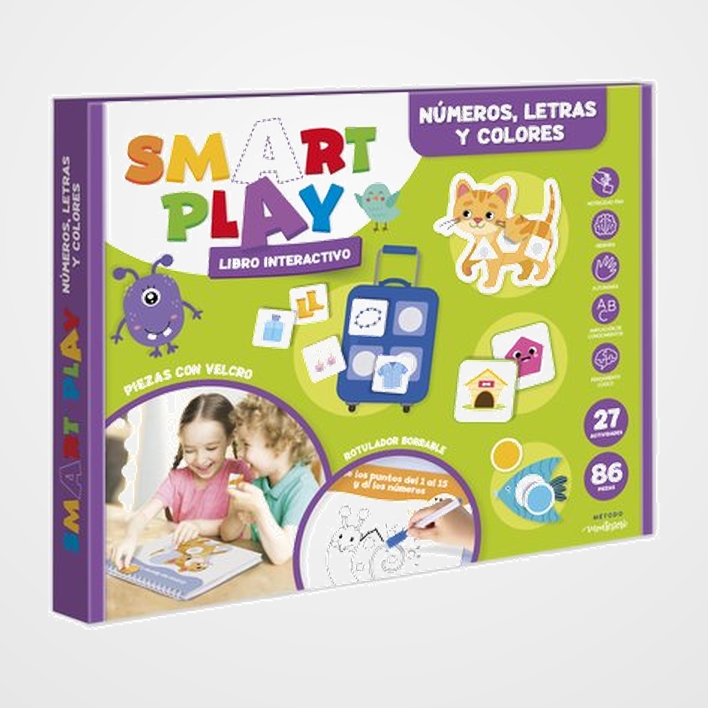 JUEGO IMAGILAND SMART PLAY - NUMEROS, LETRAS Y COLORES