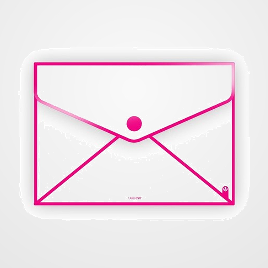 DOSIER SOBRE CARCHIVO  SENDY  PP VELCRO A4 ROSA NEON