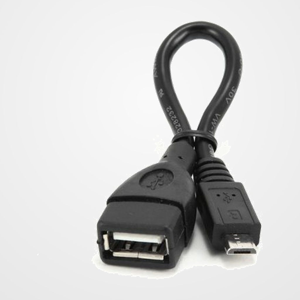 CABLE USB TIPO A - MICRO B 0,15 m.