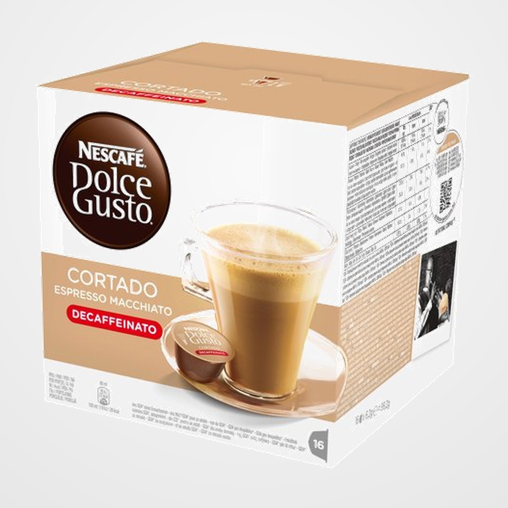 CAFE CORTADO DESCAFEINADO DOLCE GUSTO 16U.