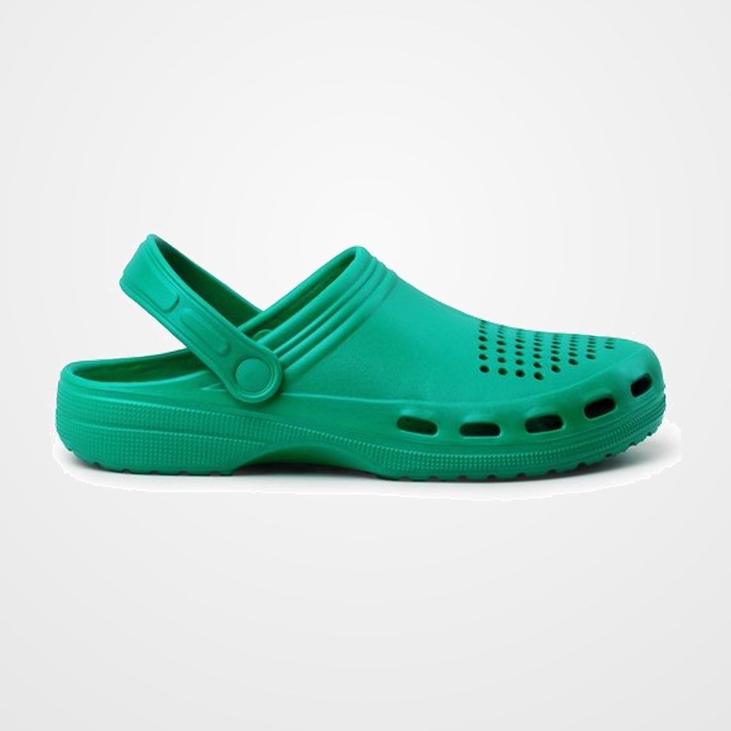 ZUECO ROLY DAN EVA UNISEX TALLA 35 VERDE LAB
