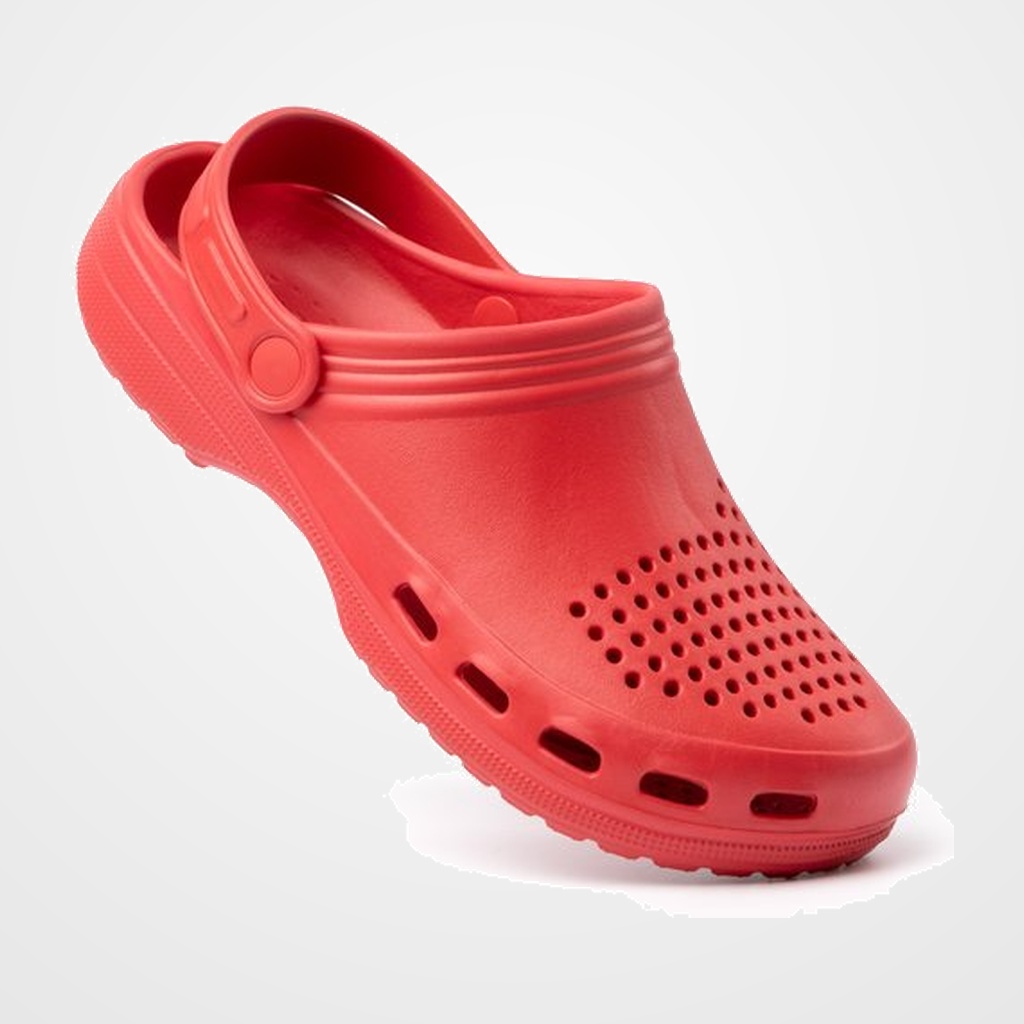 ZUECO ROLY DAN EVA UNISEX TALLA 43 ROJO