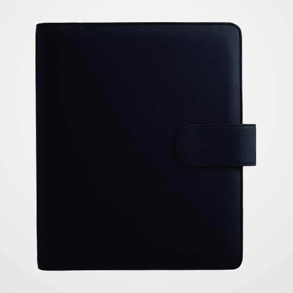 AGENDA ANUAL (2027) CATALAN FINOCAM OPEN TROYA ANILLAS CON CUBIERTA SINTETICA con BROCHE 500 117x181 S/V NEGRE