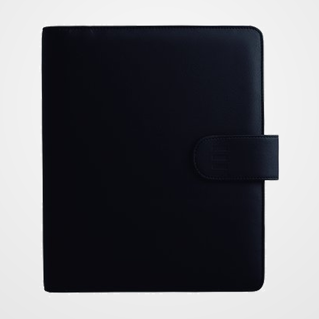 AGENDA ANUAL (2027) FINOCAM OPEN TROYA ANILLAS CON CUBIERTA SINTETICA con BROCHE 500 117x181 S/V NEGRO
