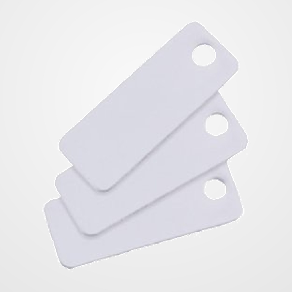 ACCESORIO SELLO COLOP ELECTRONICO E-MARK PLACA DE PLASTICO PERFORADO 45mm X 18 mm PAQUETE DE 20 UNIDADES