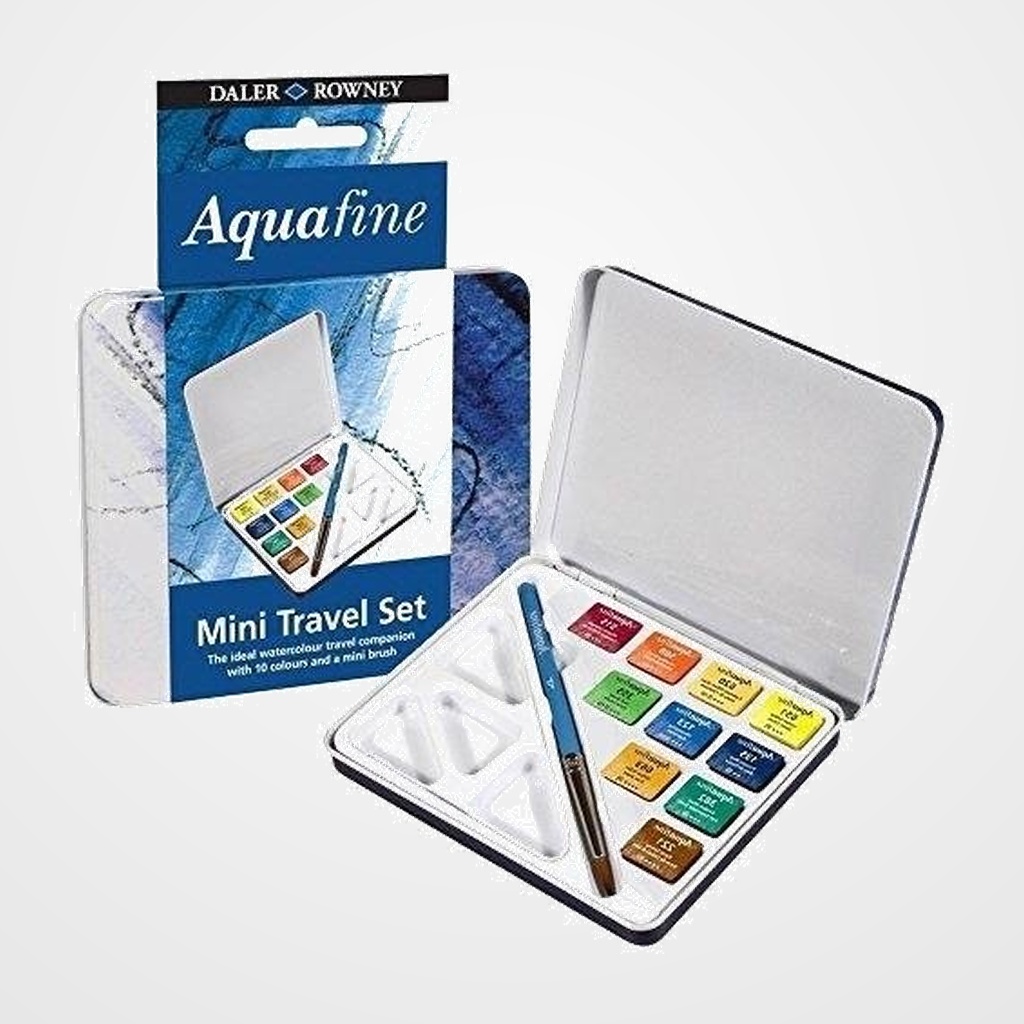 ACUARELAS DALER ROWNEY AQUAFINE ESTUCHE de 10