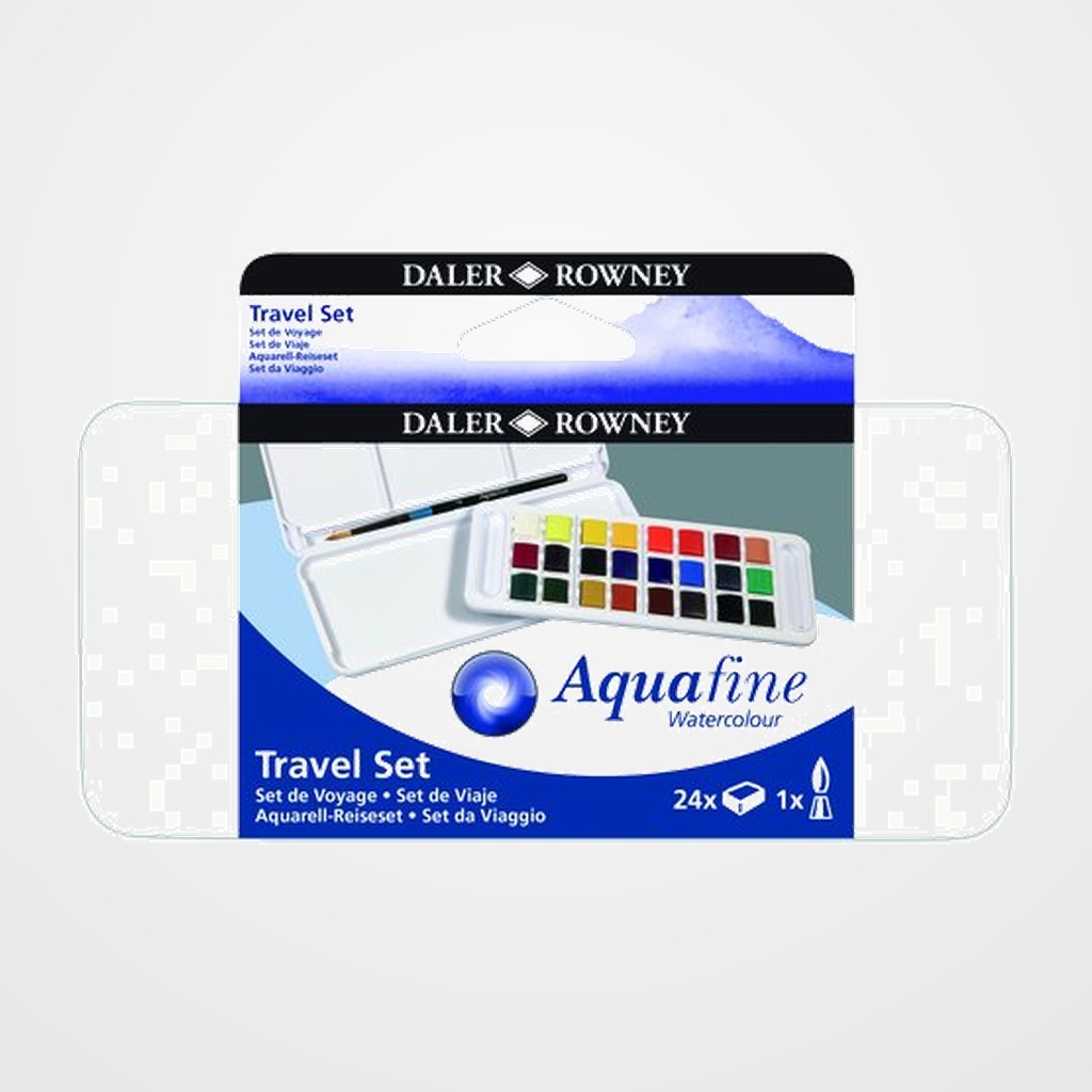 ACUARELAS DALER ROWNEY AQUAFINE ESTUCHE de 24