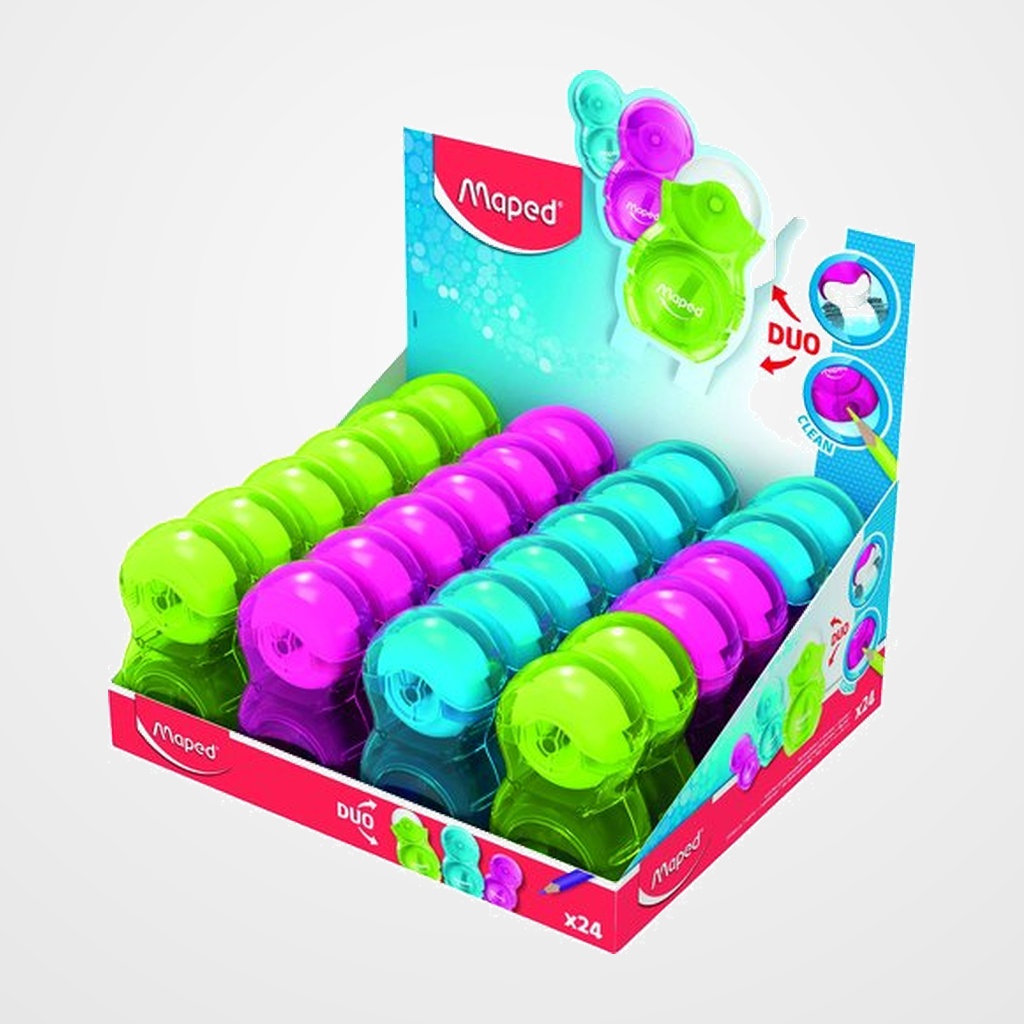 AFILABORRA MAPED LOOPY TACTO TRANSLUCIDO EXPOSITOR DE 24