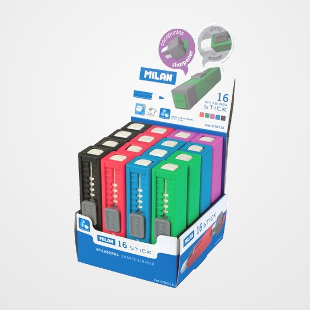 AFILABORRA MILAN STICK EXPOSITOR 16 UNIDADES