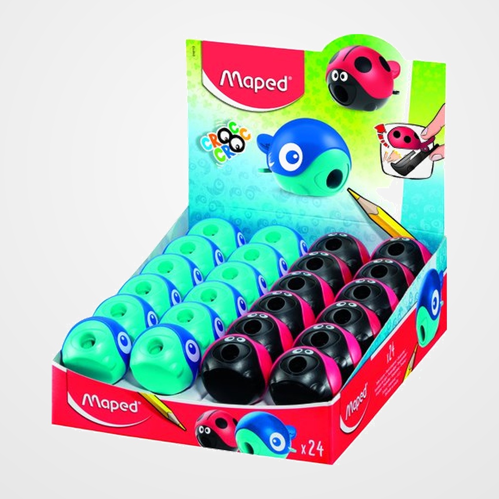 AFILALAPIZ MAPED 1 USO CROC CROC EASY CON DEPOSITO SURTIDO EXPOSITOR de 24
